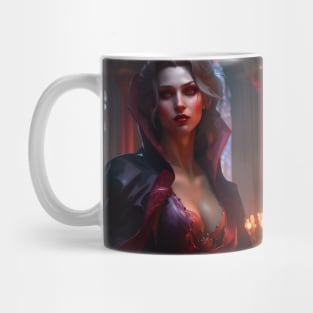 Beautiful Vampire Lady Mug